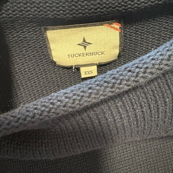 Tuckernuck Dark Blue Knit Sweater - Picture 3 of 3